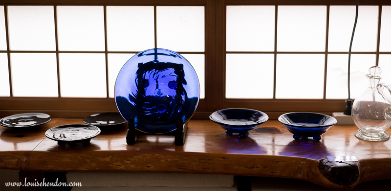 glass works studio yomitan pottery village, okinawa, japan