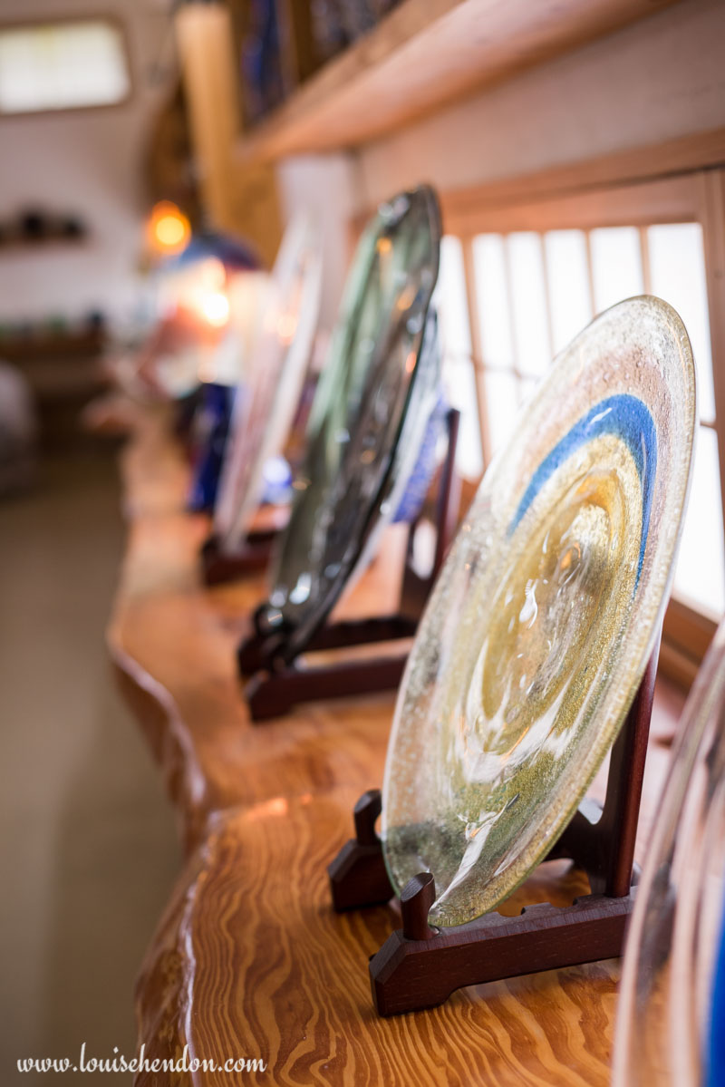 glass works studio yomitan pottery village, okinawa, japan