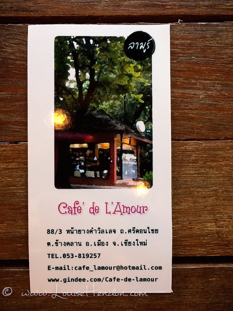 cafe de l'amour chiang mai thailand