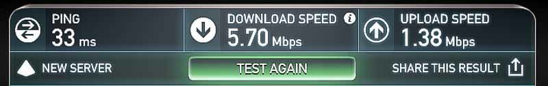 Akha Ama Cafe Wifi internet speed test Chiang Mai Thailand